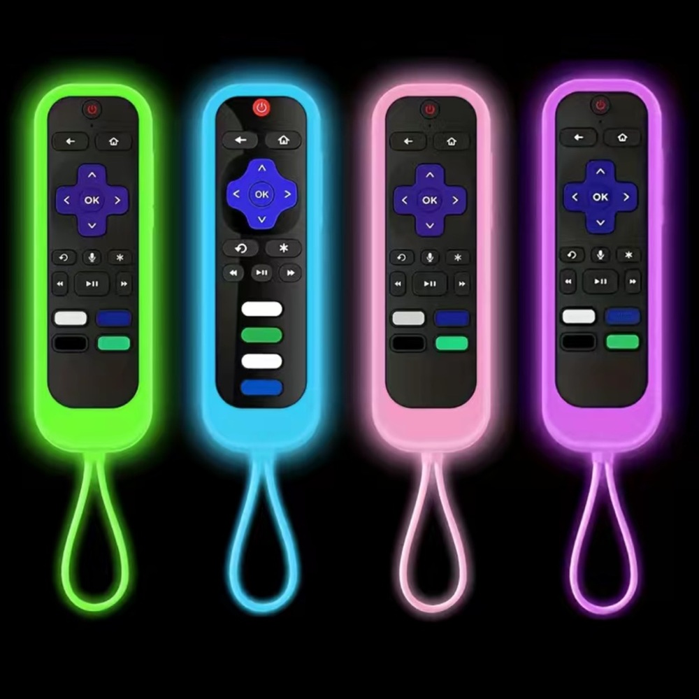 🎁 Roku Glow in the Dark Cover - Green